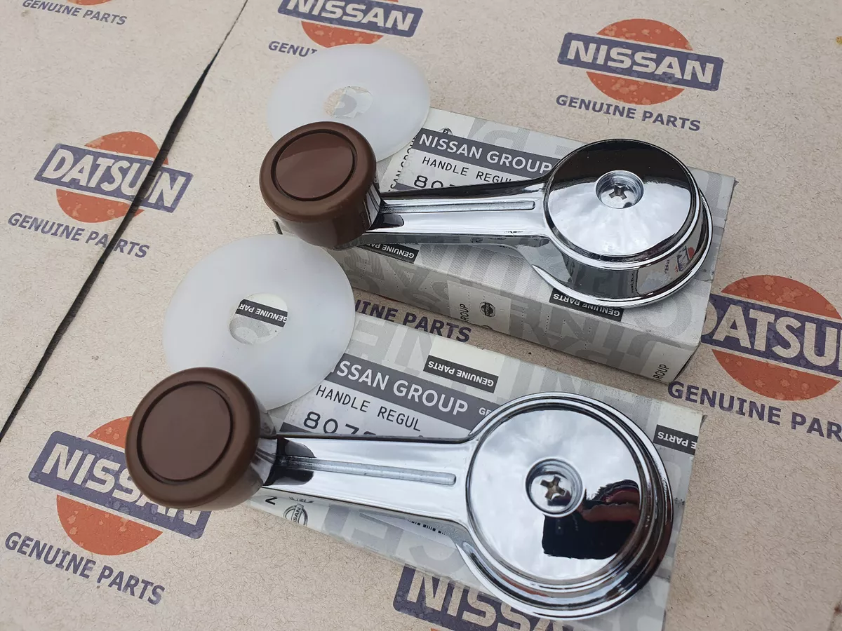 Window Regulator Handles Brown Genuine DATSUN 1200 Fits NISSAN