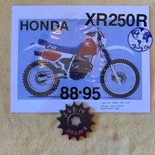 Honda XR250R 88 to 89 FRITZCO  14   Tooth Front Sprocket