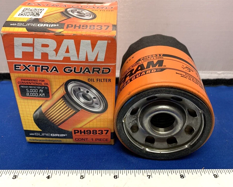 Масляный фильтр FRAME PH9837 Extra Guard для двигателя новый из старых запасов - Изображение 2 из 2