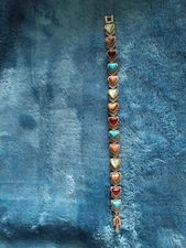 Titan Women's Magnetic Copper Therapy Heart Bracelet 