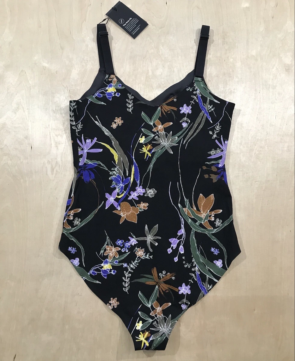 Knix Every Bodysuit size L Unpadded Night Garden NWT