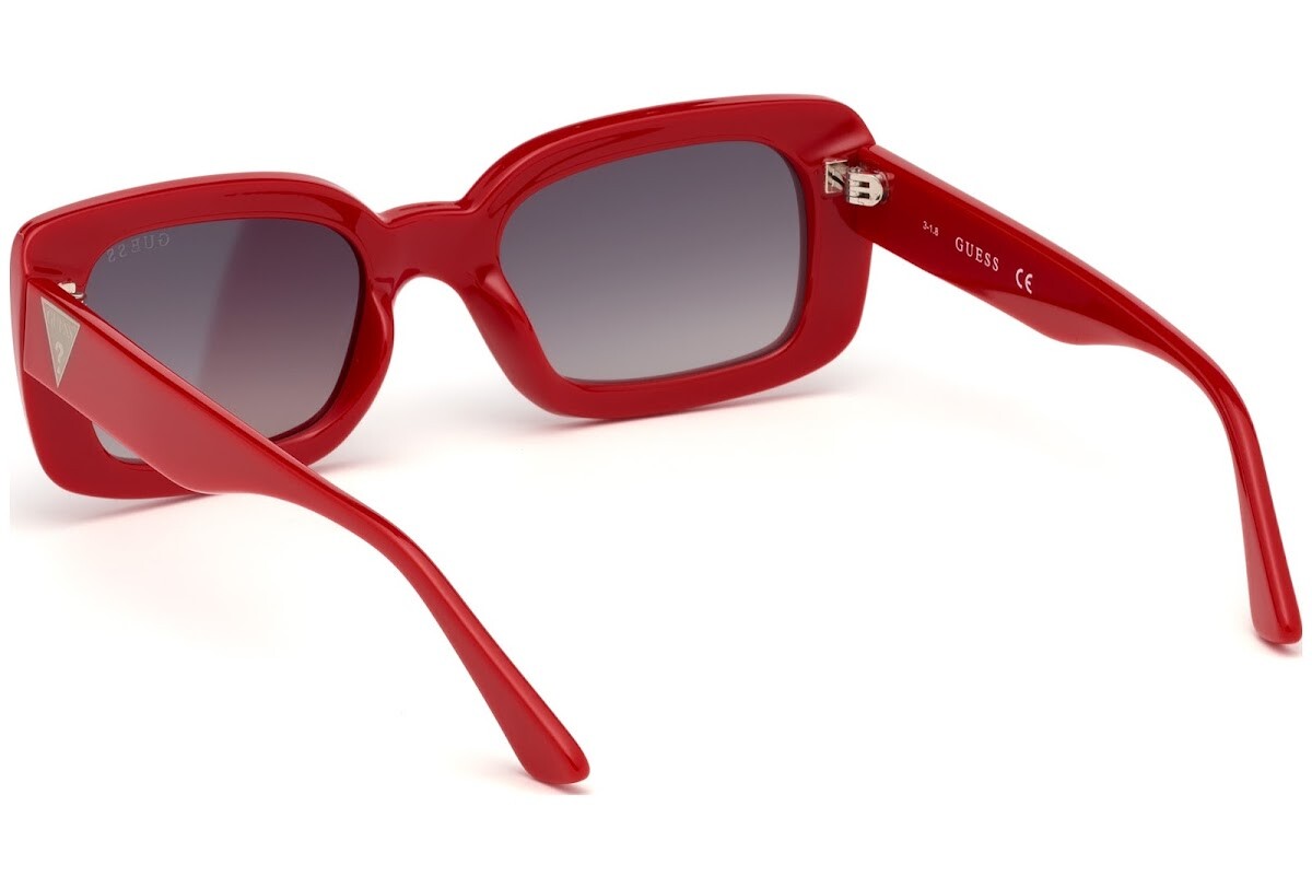 Guess GU7589 66C Shiny Red Plastic Square Mirrored  display picture 2