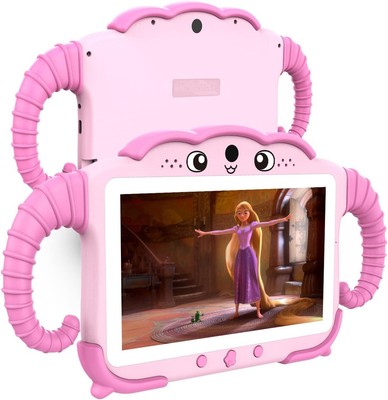 Tablet De 7'' Para Niñas Con Funda Antigolpes Y Paral Con Doble Camara NUEVO 32Gb