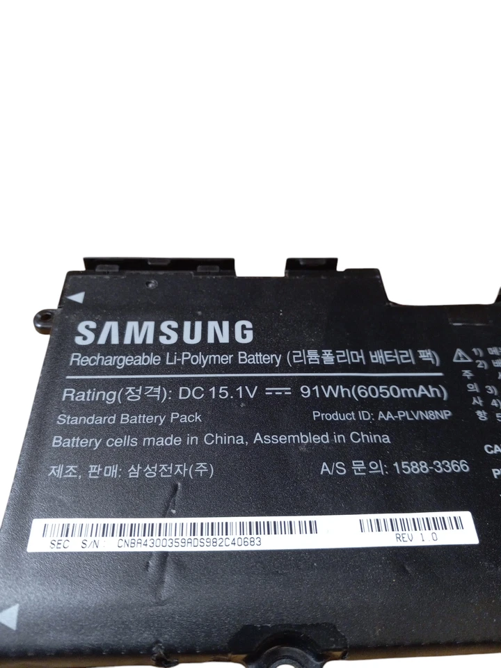 Original OEM Samsung 303C THRU XE303C12 Laptop CHROMEBOOK Batería 1588-3366 Foto 2 de 4
