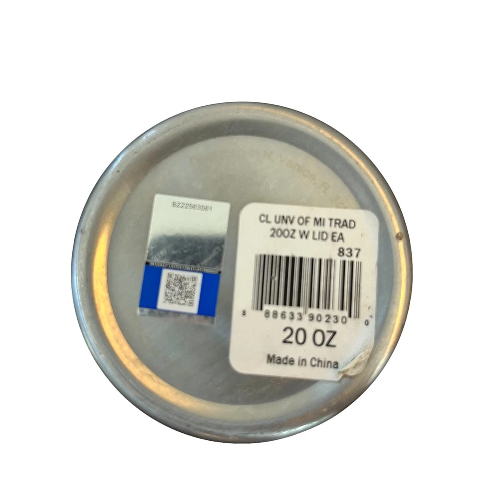 Vaso café azul grande University of Michigan Wolverines 20 oz acero inoxidable Foto 4 de 4