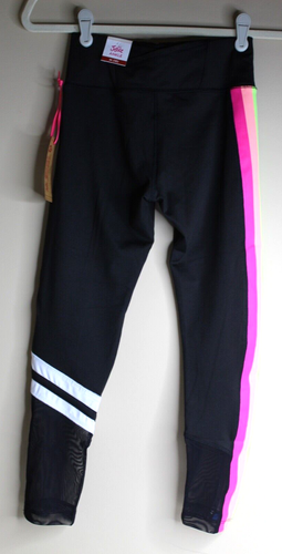 Justice Girls Ankle Stripe Leggings, Size M (10), New with Tag - Picture 2 of 5