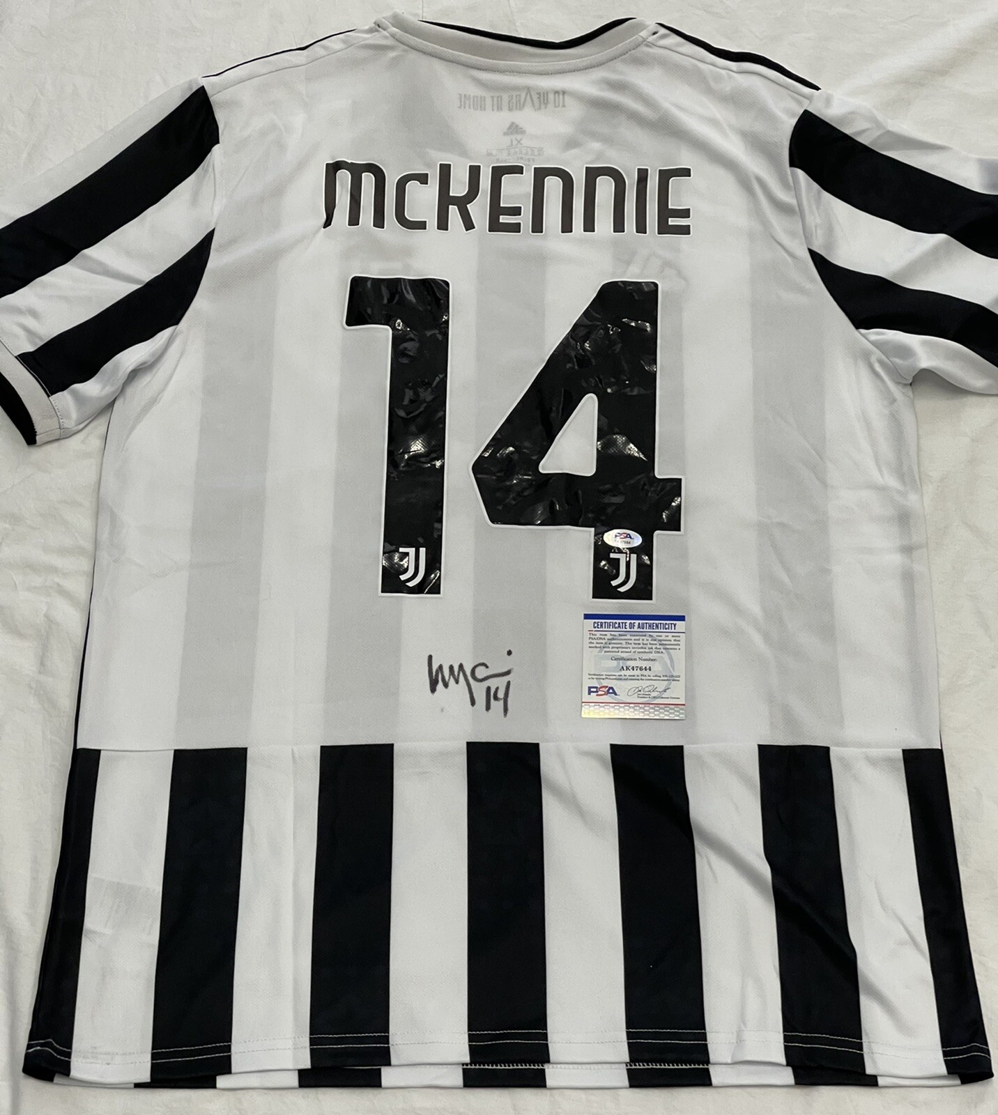 Weston Mckennie Signed Autographed Team Juventu Jersey White Price