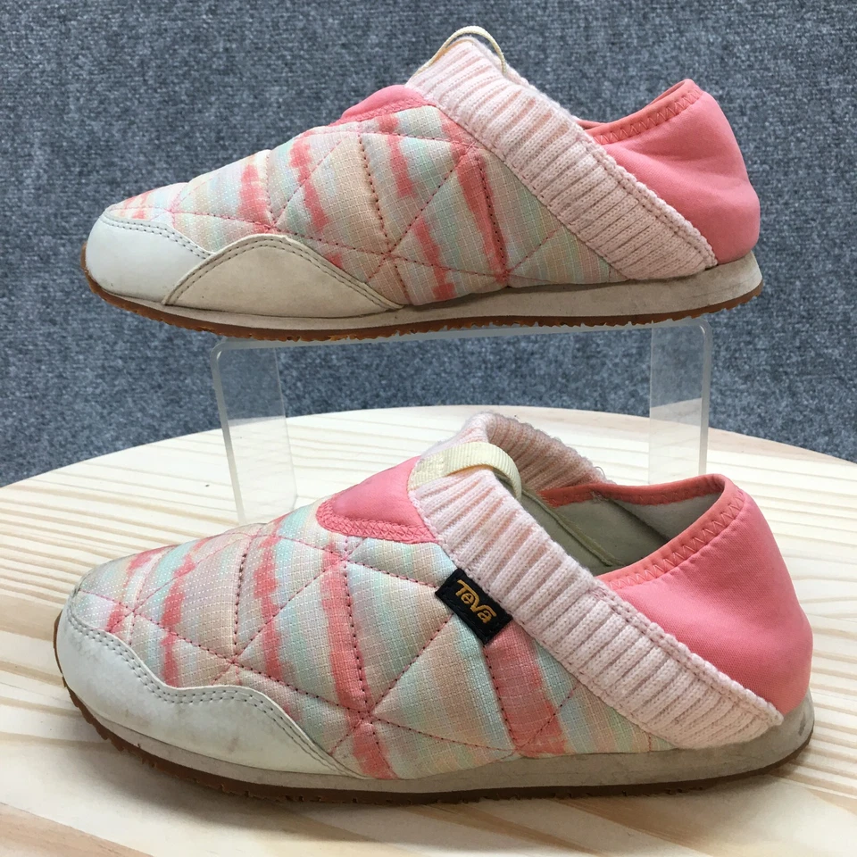Zapatos Teva para mujer 7 ReEmber tie dye zuecos sin cordones cómodos 1128191 tela rosa Foto 3 de 4