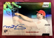 ‼️2022 Topps Stadium Club Chrome Matt Vierling On Card Auto RC Phillies