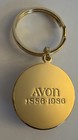 Vintage AVON Key Ring Rose 100 Years Anniversary 1886-1986 Gold Tone — photo 3