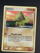 Larvitar German Ex Emerald 52/106 Lightly Played Lp Reverse Holo Smaragd Stamp on eBay