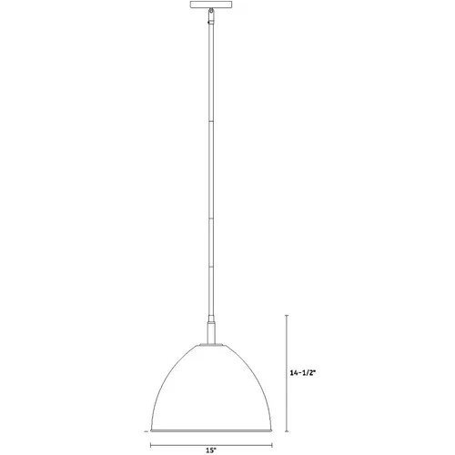 Designers Fountain D287M-15P Biba 15"W Pendant - Gold - Picture 2 of 3