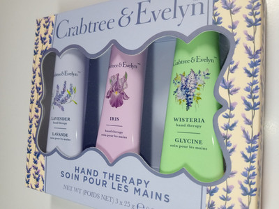 Crabtree & Evelyn Gardeners Hand Therapy 3 x 25g/0.9oz NEW in Gift Box