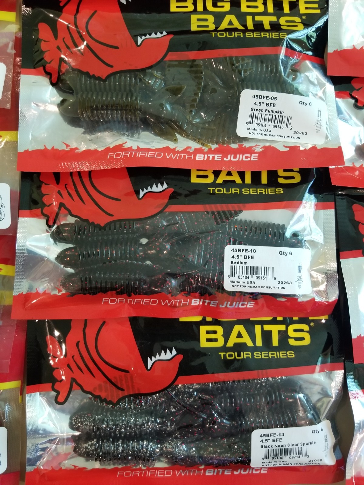 Huge Big Bite Baits Lures Bundle - Creatures, Tubes, Dropshots and More!