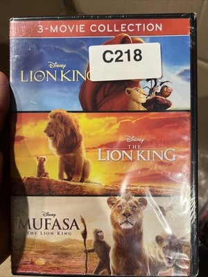 The Lion King (1994) / The Lion King (2019) / Mufasa (DVD) New