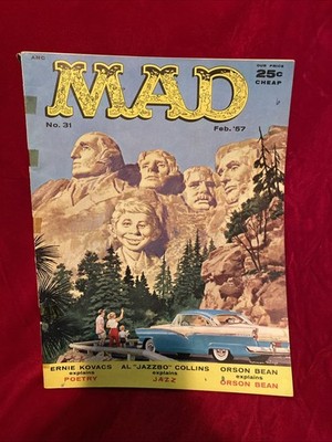 Mad Magazine #31 VG - Feb 1957. -back Page Missing-stored In  display picture 1