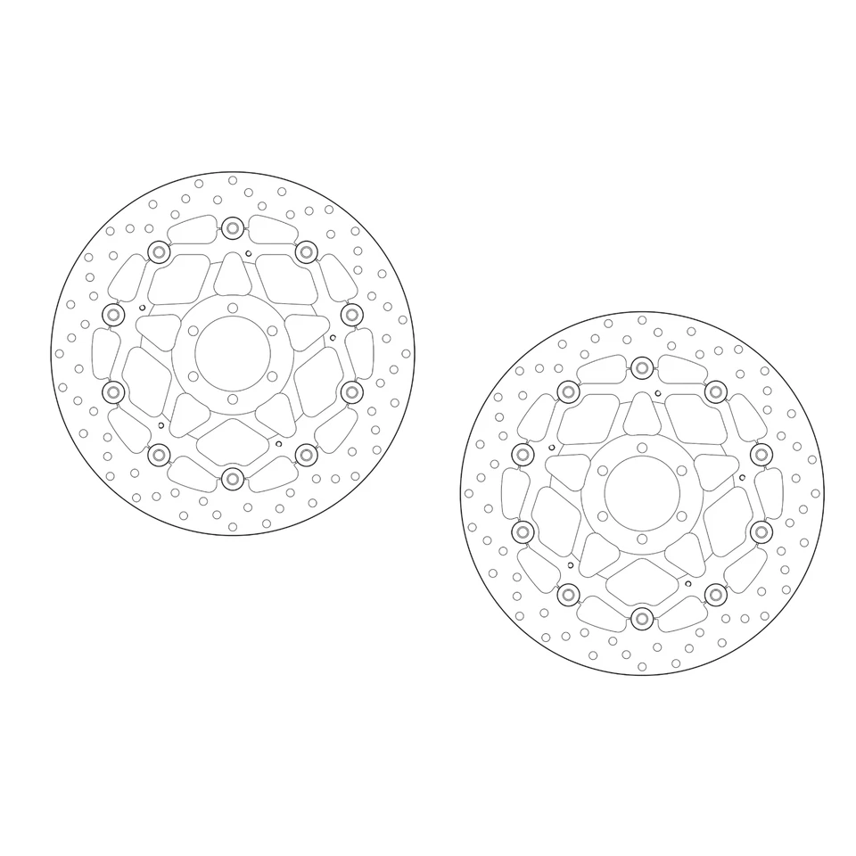 Brake Disc for DUCATI 1000 SPORT S 2007-2009 Front Brembo - Image 2 of 4