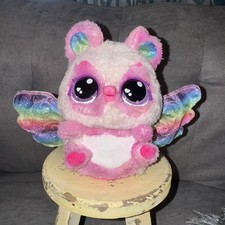 Hatchimals Alive Pufficorn Toy Works Lights  Over 100 Sounds Pink Interactive