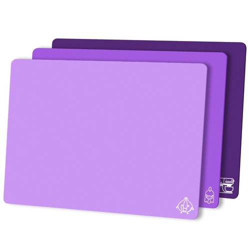 Flexible Plastic Cutting Board Set of 3 Gradient Color, Colorful Chopping Boa...