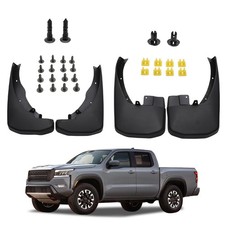 Kinwrdsn Frontier 2005-2022 2023 Pickup Mud Flaps - All Weather Splash Guards Fr