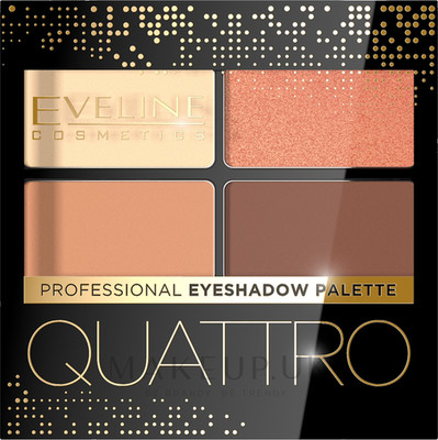 Eveline Quattro Professional Eyeshadow Palette - 01, 3,2g