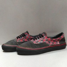 Vintage 80's Vans Era Black Red Made in USA Sneaker without box Men