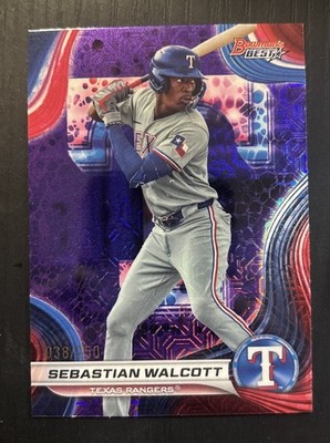 2024 Bowman's Best #TP-26 Sebastian Walcott Prospects Purple Refractors #/250