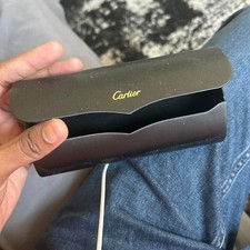 cartier glasses blue red rims