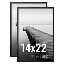 LaVie Home 14x22 Picture Frame 2 pack, Display Pictures 14 x 22 14x22, Black
