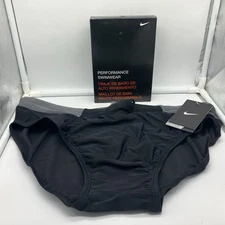 NEW NIKE Men's PERFORMANCE Victory Colorblock Black/Gray Brief Swimwear Sz 38