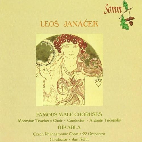 SOMMCD201 Moravian Chorustucapsky Janacek: Nine Famous Male Choruses CD NEW