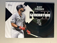 Eloy Jimenez 2022 Topps Now Generation 11X14 Wall Art Poster Numbered 1 of 99