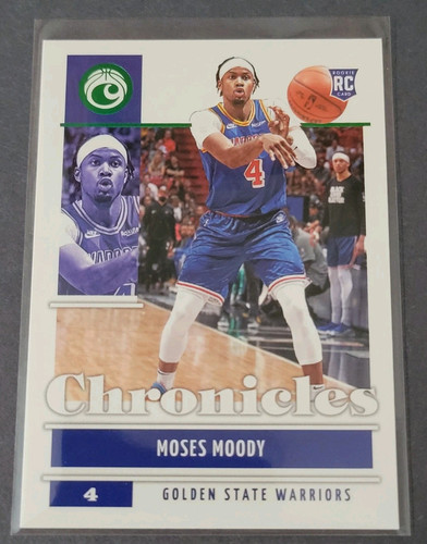 2021-22 Panini Chronicles Green - Moses Moody #30 (RC) NBA Warriors - Picture 1 of 2