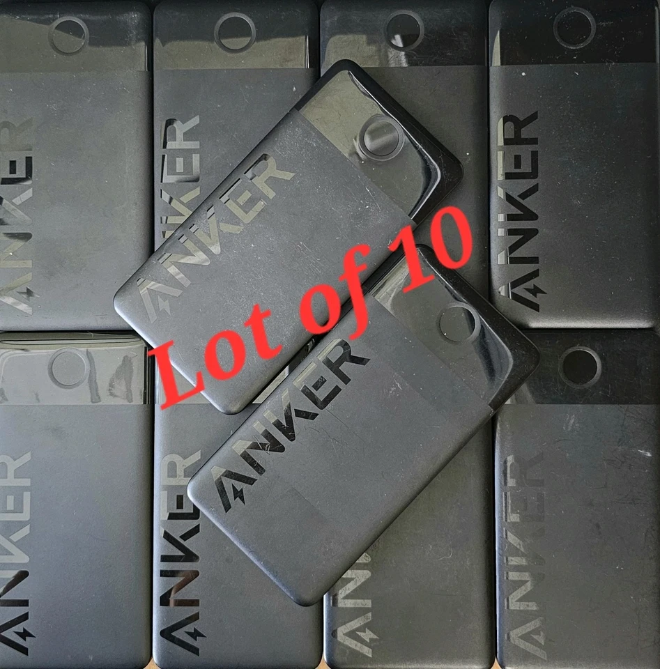 Anker 10.000 mAh 12W 2 portas carregador portátil bateria banco lote de 10 - Imagem 2 de 4