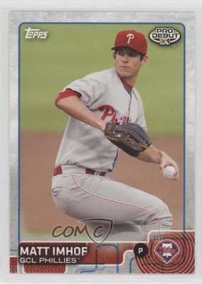 2015 Topps Pro Debut Matt Imhof #45 0a2