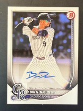 ks 2025 Bowman Brenton Doyle Paper Veteran Auto PRV-BD Colorado Rockies