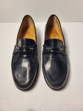 Bruno Magli Mens Loafers w/ Sliver toned hardwear Size 10W NWB