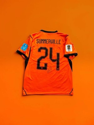 SIGNIERTES Crysencio Summerville Niederlande WM 2026 Shirt COA Proof Trikot