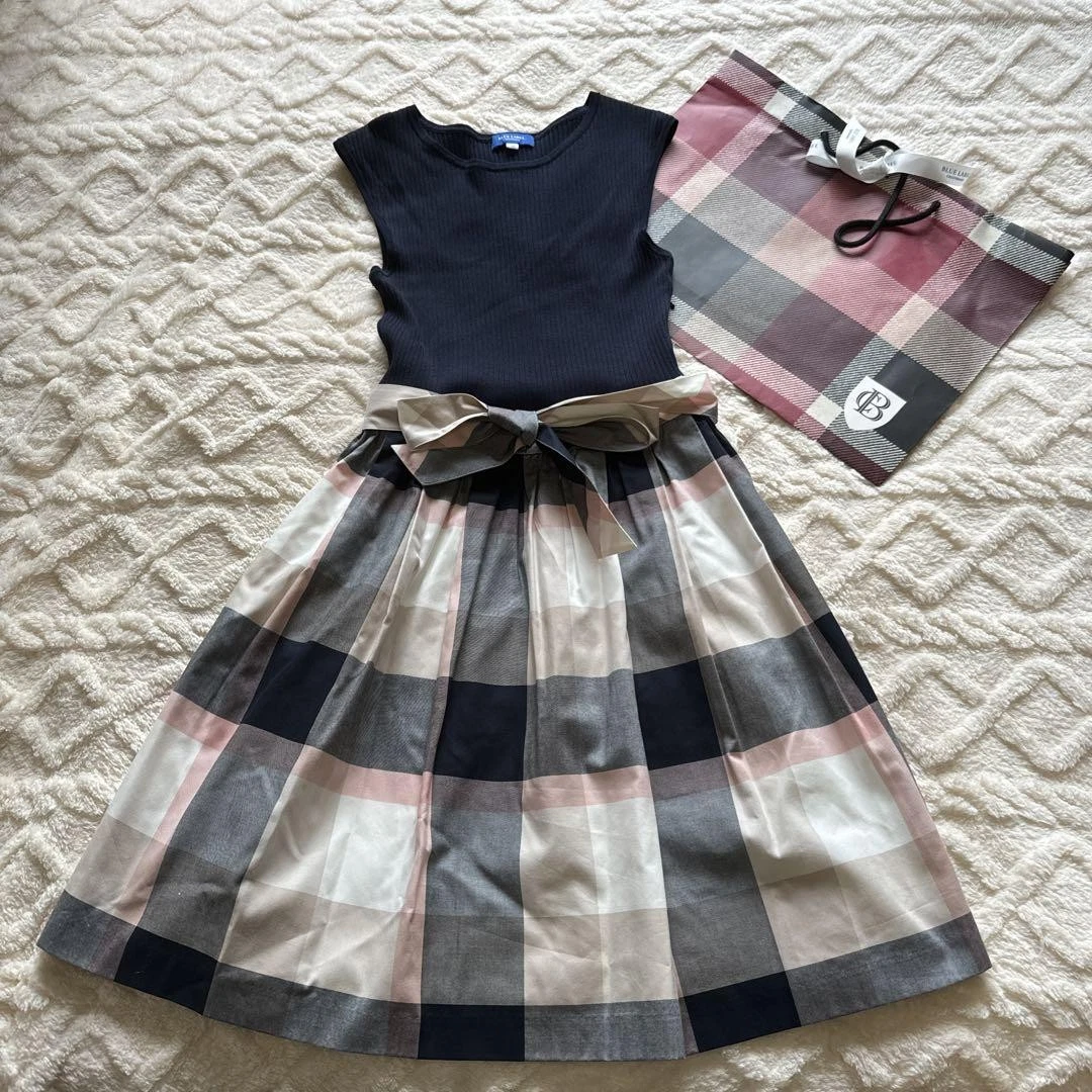 BURBERRY Abito Crestbridge Etichetta Blu Donna Moda dal Giappone