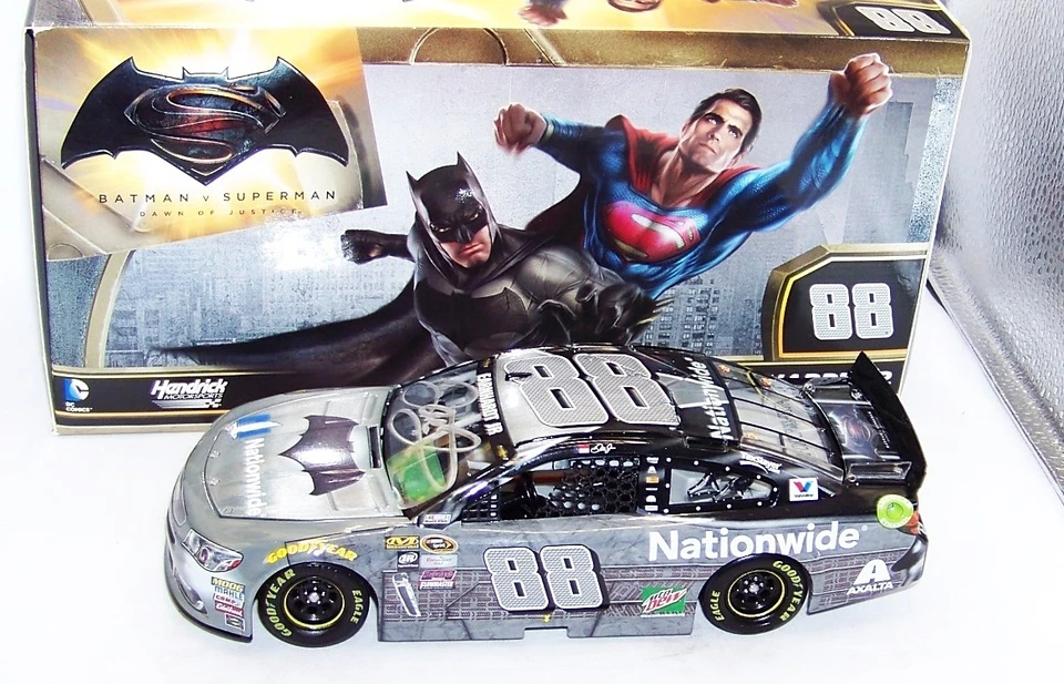 1:24 ACTION 2016 #88 NATIONWIDE DC BATMAN DALE EARNHARDT JR RAW AUTOGRAPHED COA - Image 2 of 4