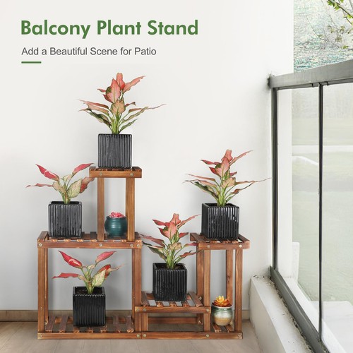 COOGOU Plant Stand for multiple Plants Stands Indoor Outdoor Flower Pot Stand... - Picture 5 of 6