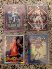 Kirk Cousins Phenix auto, rookie refractor, parallels optic, prizm disco /35
