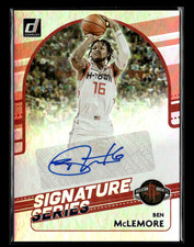 Ben McLemore 2020-21 Donruss Signature Series Auto #SS-BML