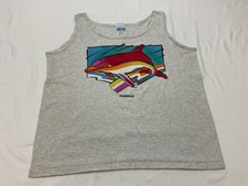 Vintage ‘96 Hawaii Graphic Tank Top Hanes Her Way Cotton Made in USA Size XL