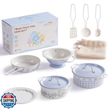 ROBUD Kids Pots and Pans Playset,Kids Kitchen Accessories Pretend