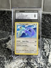 2017 POKEMON SM BLACK STAR PROMO SHINING LUGIA #SM82 CGC 9 MINT PSA