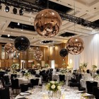 AplusChoice Big Shiny Inflatable Mirror Ball Set 20" 32" Gaint PVC 2PCS Black — photo 5
