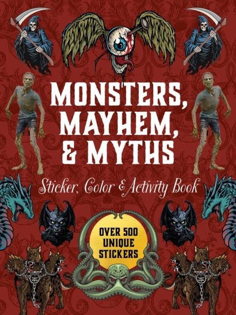 Monsters Mayhem & Myths Sticker Color