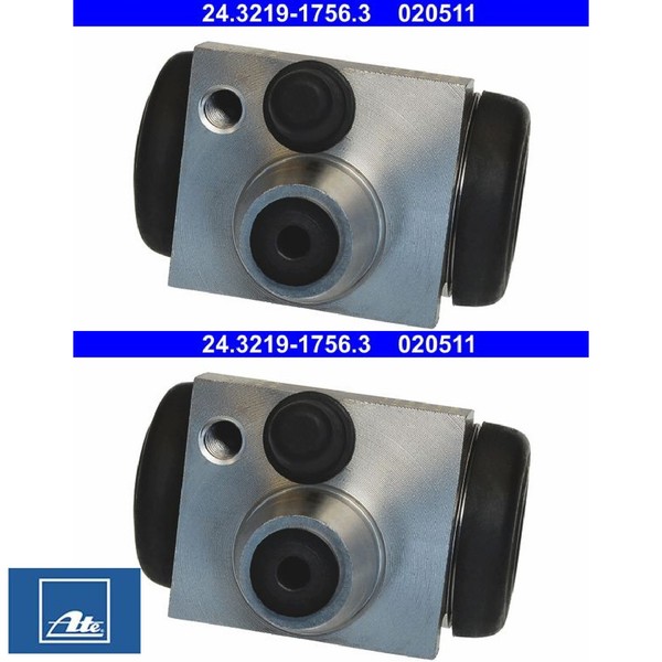 2X Radbremszylinder Ate 24.3219-1756.3 2 Bremszylinder Set Rechts Links-image