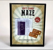 Gift Card Maze Brand New Original Fun Workshop Roll Marble to Release Card.